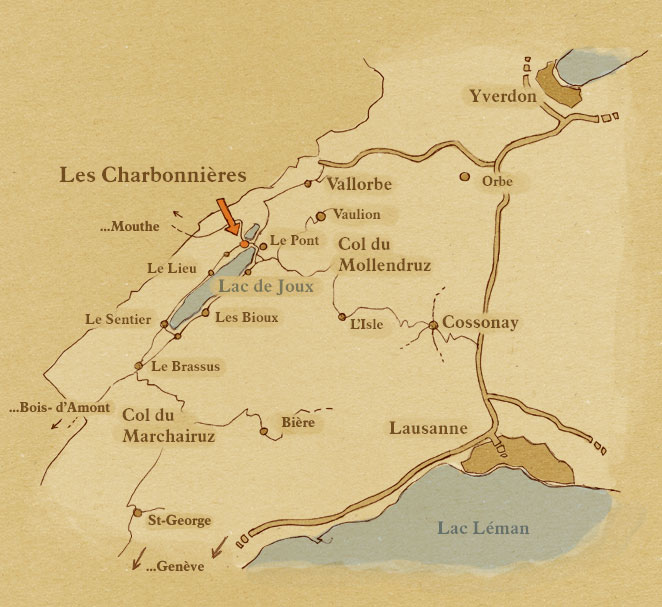 carte du canton de vaud